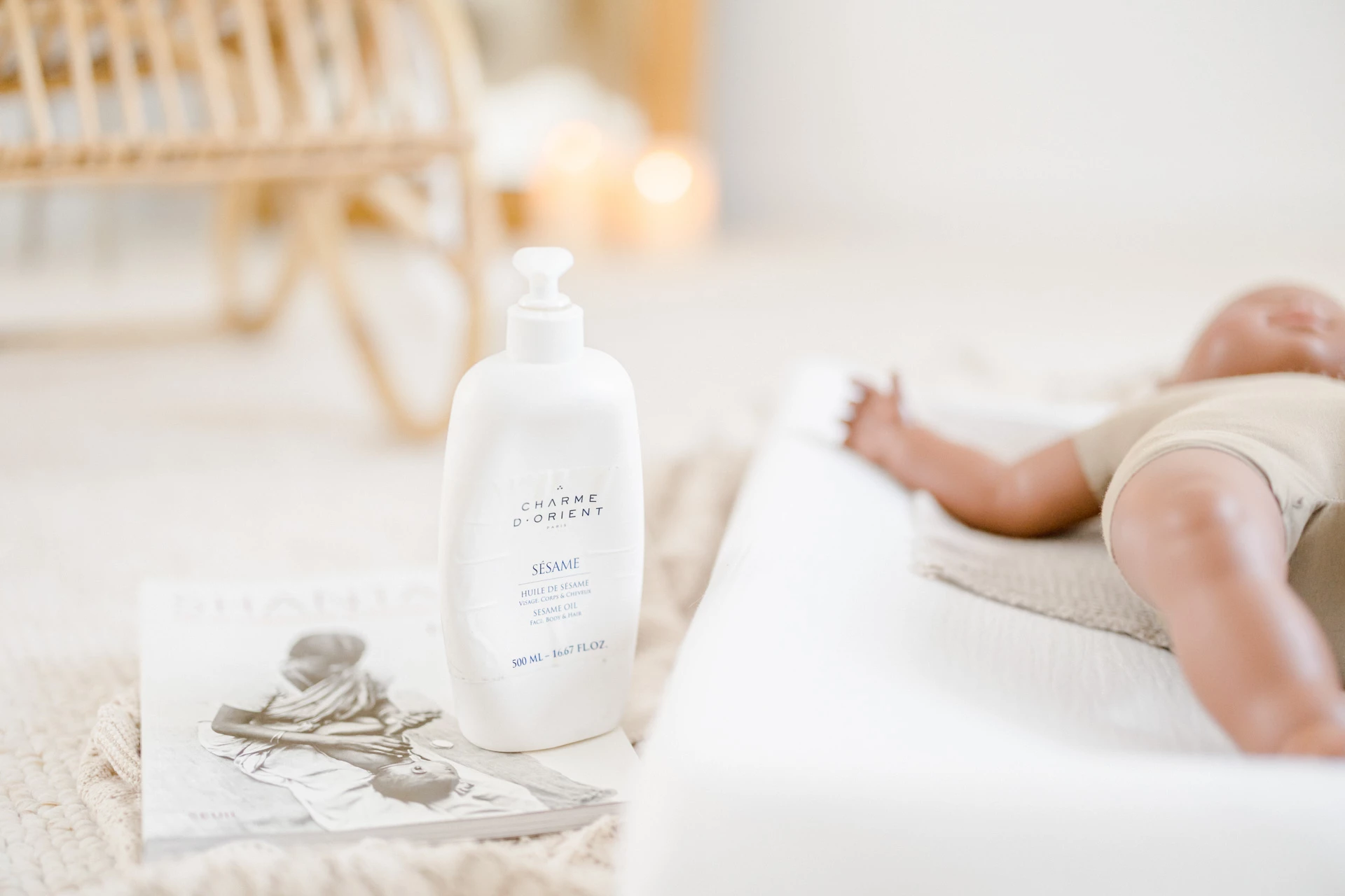 bouteille lotion produits de beauté gris